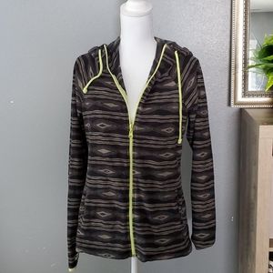 Billabong fleece thumb hole aztec hoodie sweater